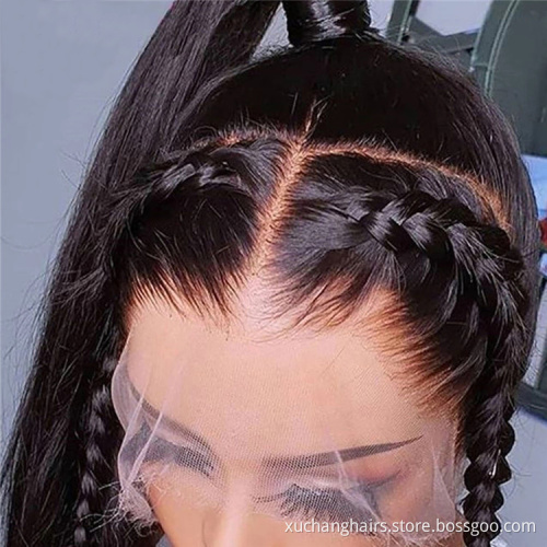 Women semi human wigs virgin hair 8-30 inch mongolian kinky curly virgin hair transparent full lace wig with baby hair for braid